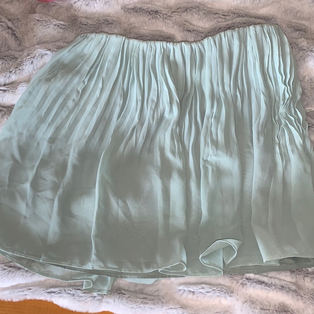 Bcbg blue mini skirt